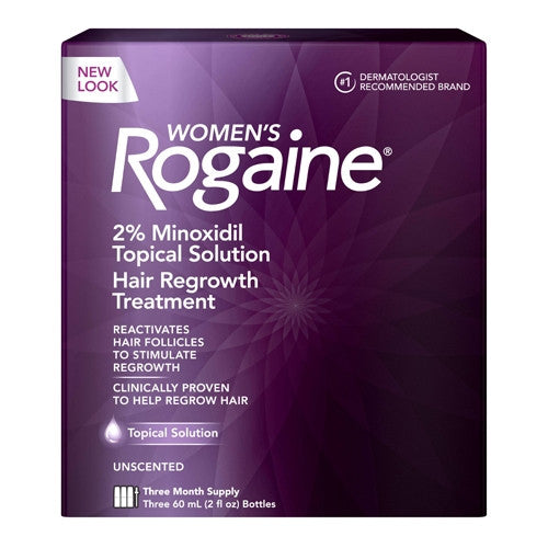 Rogaine Womens Hair Regrowth Treatment - 2 Oz X 3 Packs